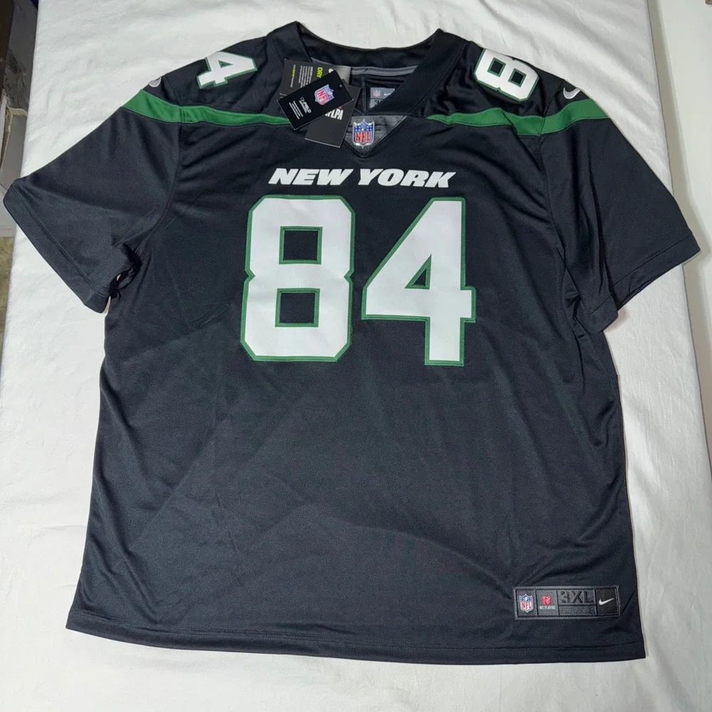 Nike New York Jets On Field Jersey Corey‎ Davis #84 Dri-Fit 3XL Black NWT $160